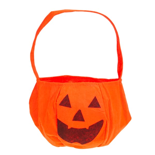 TG70241 Græskarpose til Halloween-slik Stofpose Slikkurv