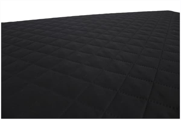 VÄCKT MADRASSÖVERDRAG SVART 90x200x20
