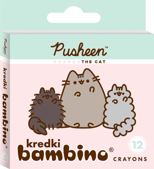 BAMBINO KRITOR 12 FÄRGER PUDDING PUSHEEN 2066