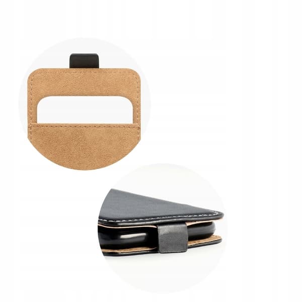 ETUI TIL SAMSUNG A42 5G FLEXI HOLSTER MED LÅSNING VERTIKALT SORT + GLAS