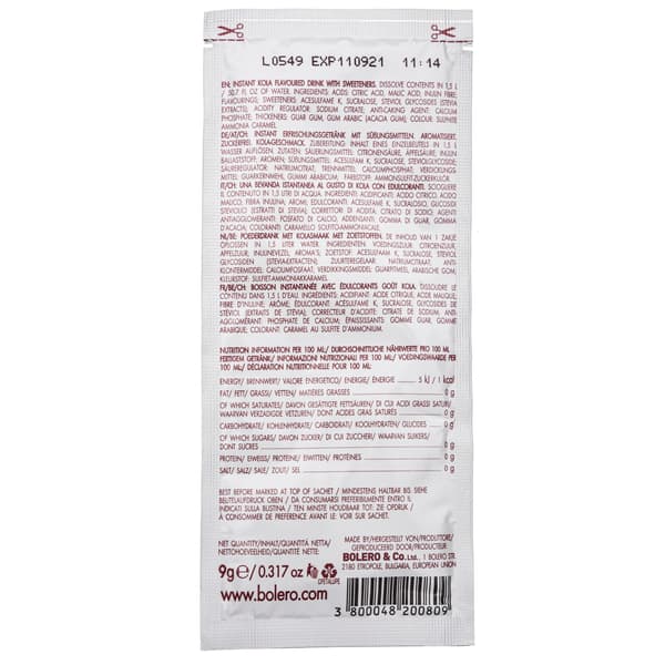 Bolero Classic Instantdrik Kola (1 pose) - 9 g