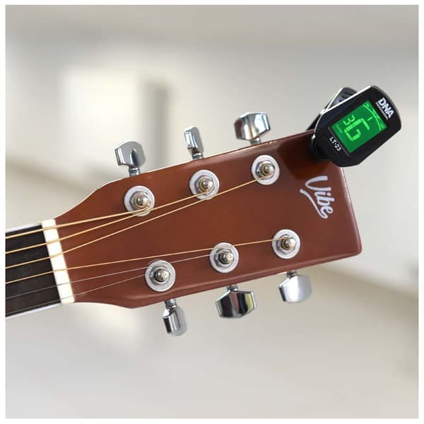 DNA LT23 clip-on tuner för basgitarr ukulele fiol kromatisk