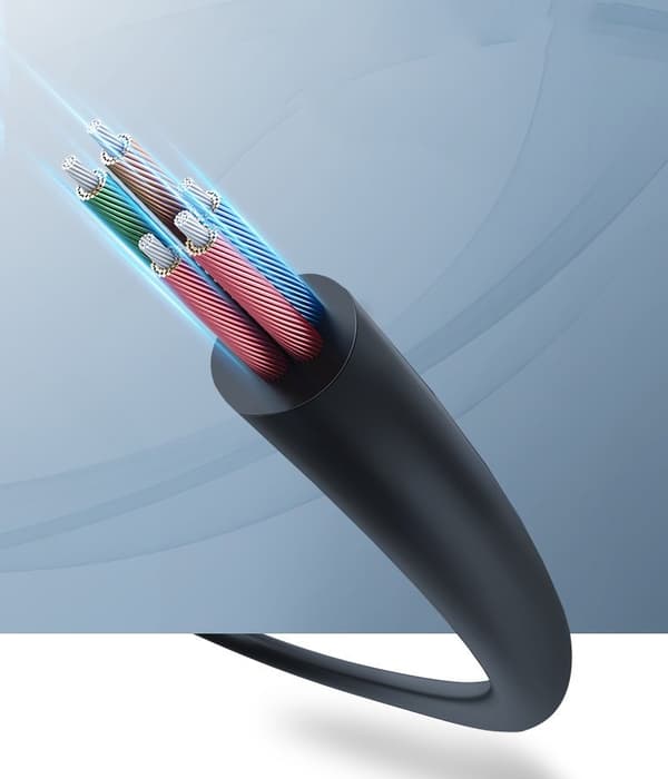 AUX-splitteradapter 3,5 mm mini-jack til mikrofon og hovedtelefoner, sort