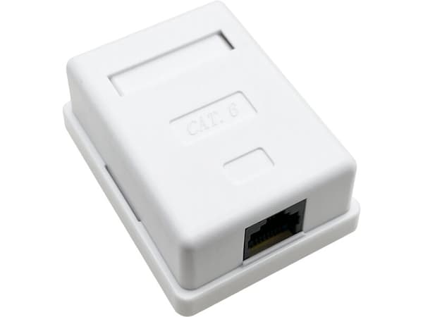 UTP-stikkontakt kat.6 1xRJ45 Alantec
