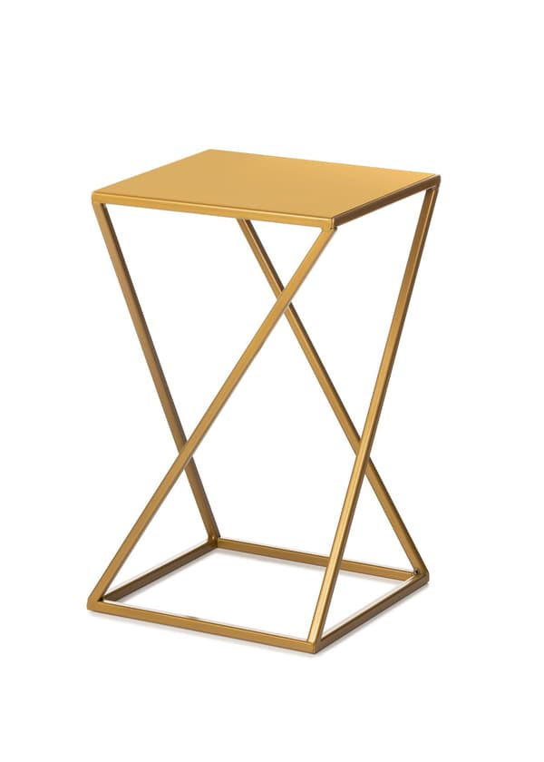 Moderni kultainen kukkateline 40 cm