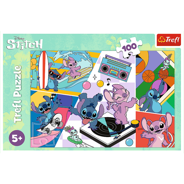 Disney Lilo och Stitch minnespussel 100 bitar
