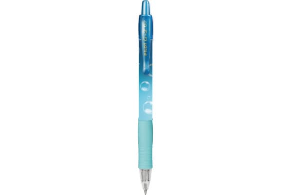 Pilot. G2 Bubble Gelpen. Blå. Blå refill.