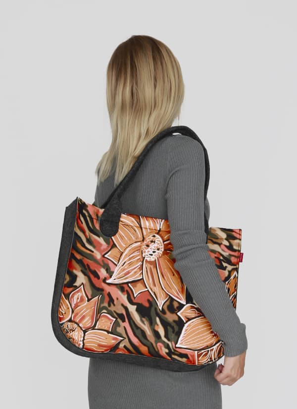 LADY XL antracit filtpose - Sofi
