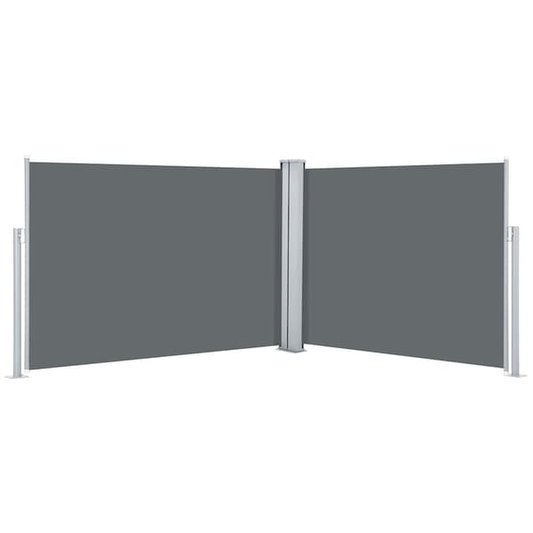 vidaXL Rullande sidomarkis antracit 100 x 1000 cm