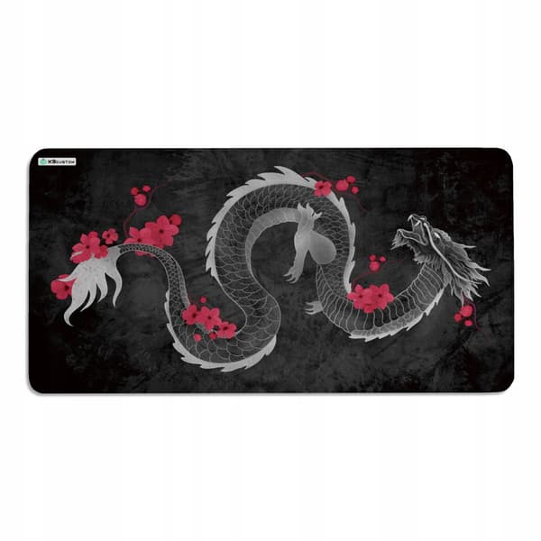 STOR MUSEMÅTTE 120x60cm XXXL KBcustom Dragon Desk 82