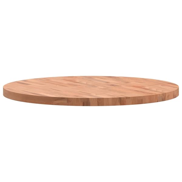 vidaXL Pöytälevy Ø 90x4 cm pyöreä, täyspyökki