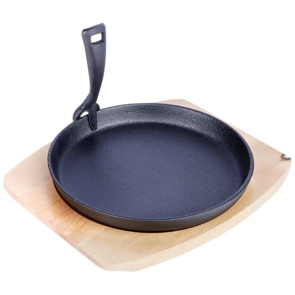 Støbejernspande til servering med bræt LITINA 22 cm 2 stk