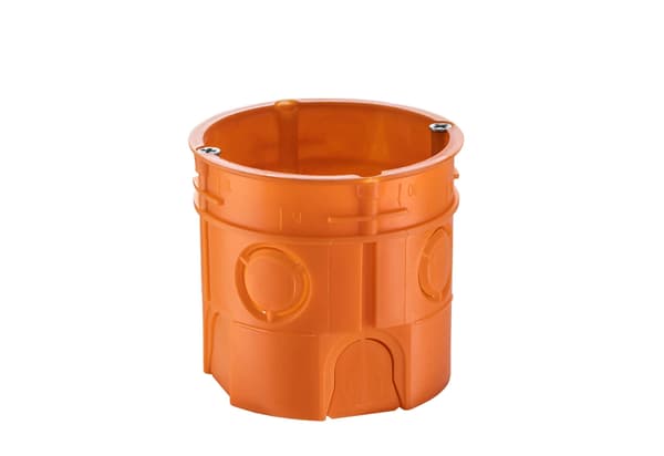 Djup hög infälld elbox 60 mm skruvar 1 st SIMET