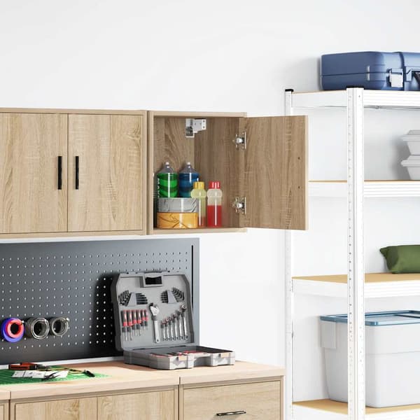 vidaXL garagevægskab limet træ Sonoma eg