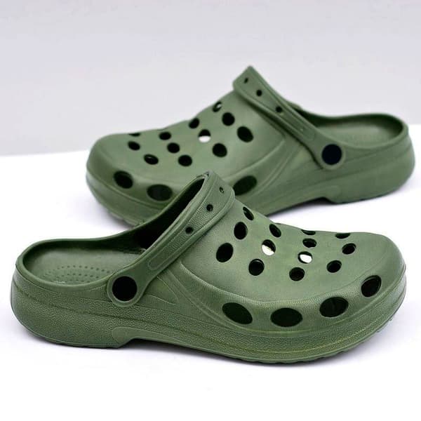 Skum Pool Flip-Flops Kroks Lys Militærgrøn 41