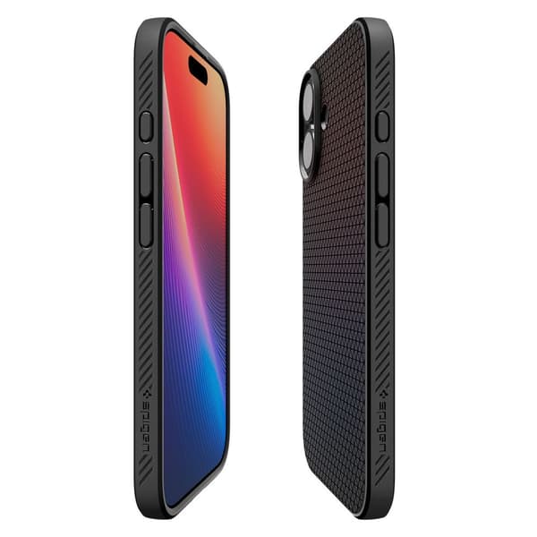 Liquid Air beskyttende bagcover til iPhone 17 - mat sort
