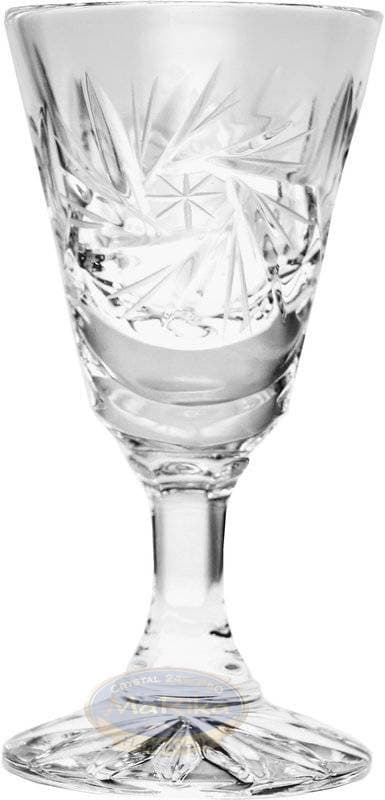 Krystalglas til vodka 30ml kværn - Håndlavet