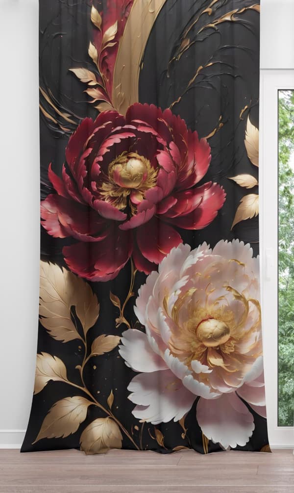 Gardin på tape print 261