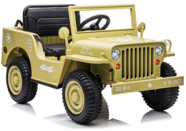 Batteridriven bil JH-103 Khaki 4x4