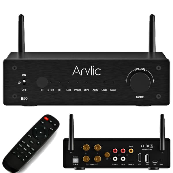 Arylic B50 vahvistin stereo Bluetooth