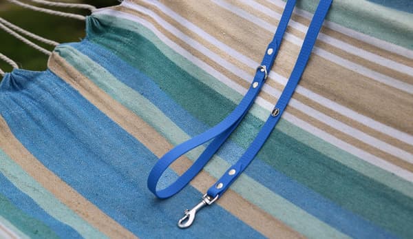 Hexa city hundkoppel, bredd 10 mm, S, 2,2 m/blå