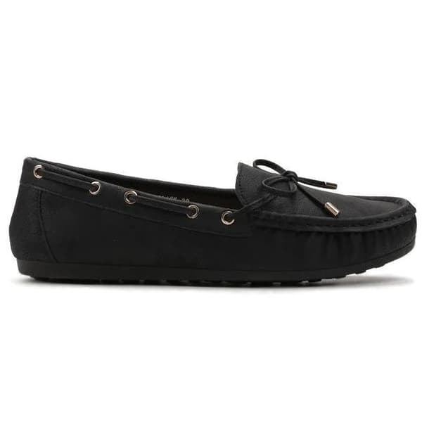Dame læderloafers Pavia Sort 37