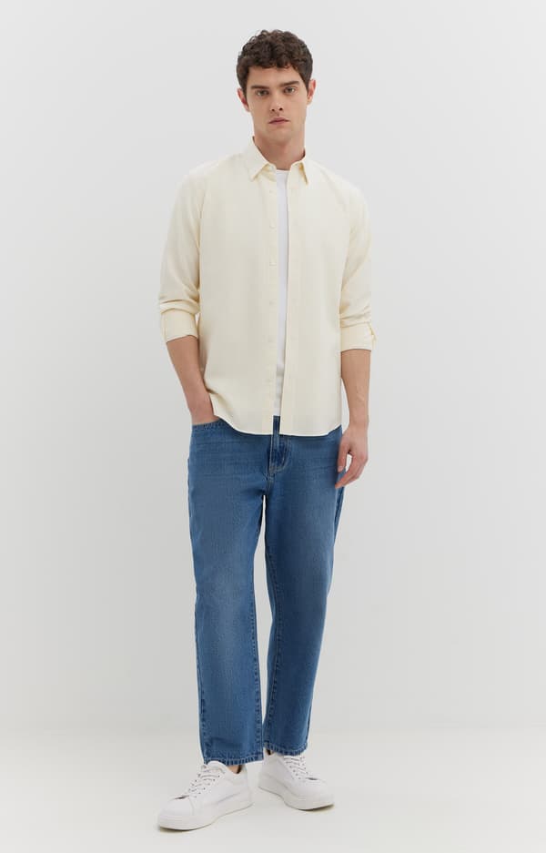 Randig skjorta XL