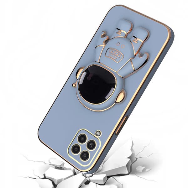 Samsung Galaxy A22 4G cover, Astronaut, Blå