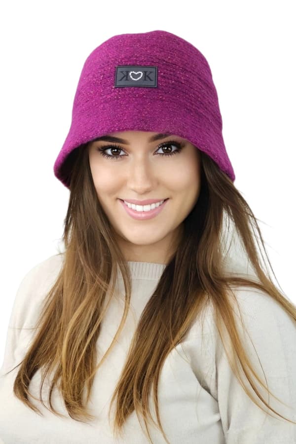 SONIA moderigtig bucket hat i fuchsia farve