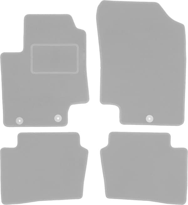 Grå bilmåtter til: Hyundai i20 I hatchback (2008-2014)