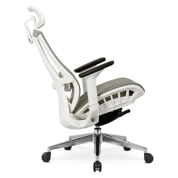 SKY Ergonomisk Drejelig Kontorstol, Beige, Moderne