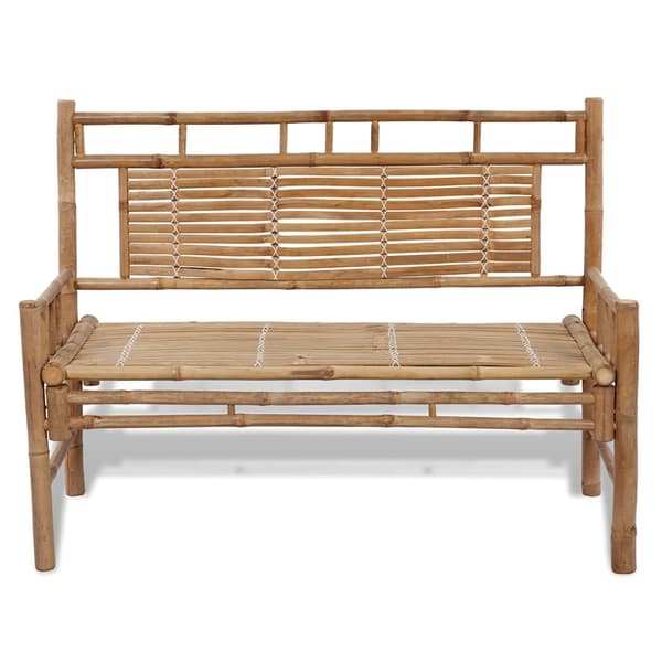 vidaXL Trädgårdsbänk 120 cm bambu