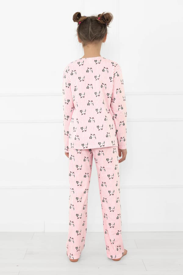 Flickpyjamas, långärmade, långbyxor, Kiota, 14 år
