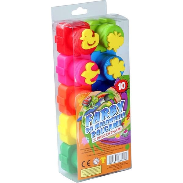 Fingermaling 10 farver
