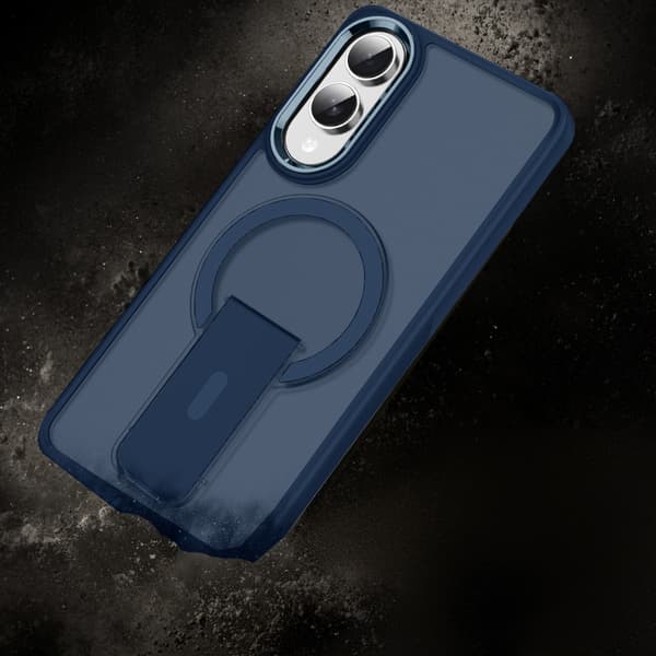 Samsung Galaxy S25 Edge Kickstand Matt Cover til MagSafe, Blå