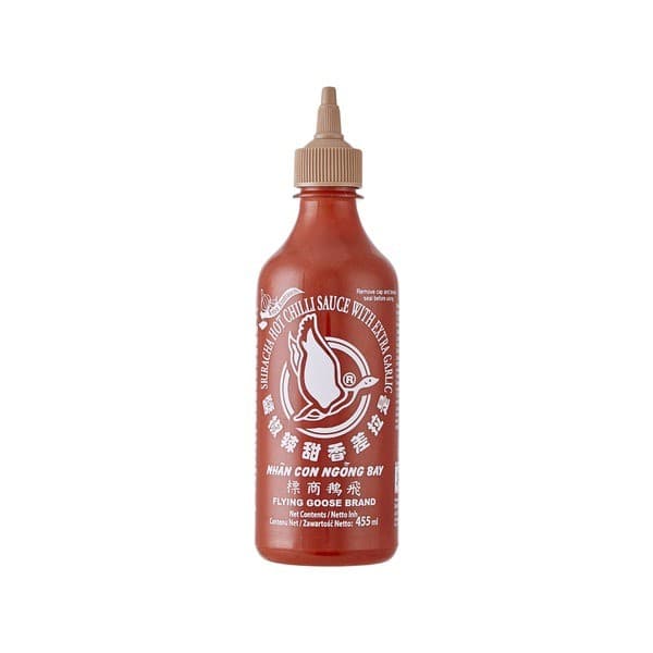 FLYING GOOSE | Sriracha chilisauce | HVIDLØG | 455 ml