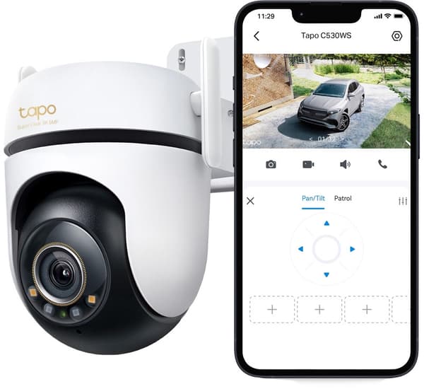 TP-Link Tapo C530WS Hvidt IP-kamera