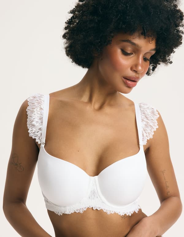 ROSALIND Esotiq vadderad bh | vit 85E