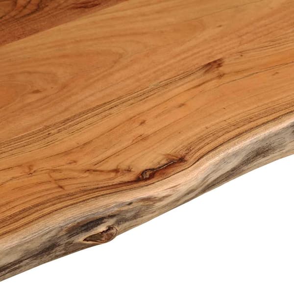 vidaXL badeværelsesbordplade, 90x60x2,5 cm, rektangulær, akacietræ