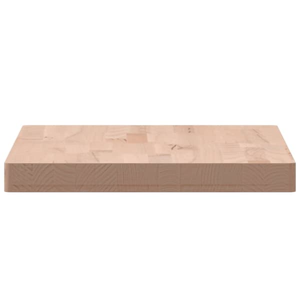 vidaXL bordplade 60x40x4 cm rektangulær massiv bøgetræ