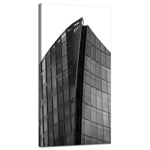 Lærredstryk Arkitektur Skyskraber 40x80