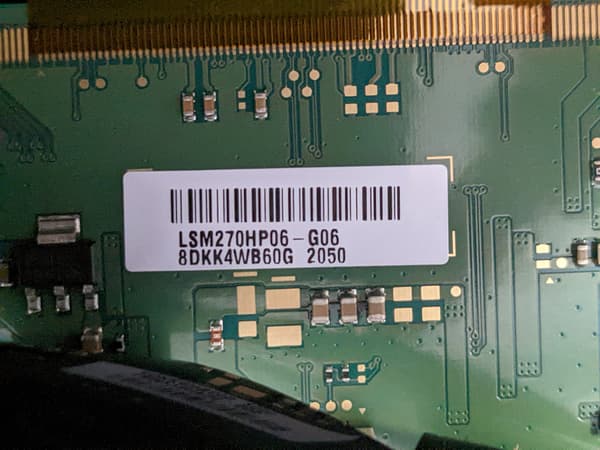 Acer ED273 LCD-skärm cl.2700A.004 DW270ECF - VB