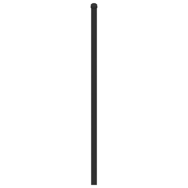 vidaXL sengegavl i brunt egetræ 140 cm