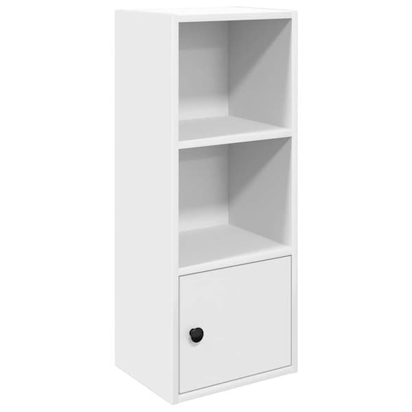 vidaXL Hylla, Vit, 31x24x77 cm, Träbaserat material