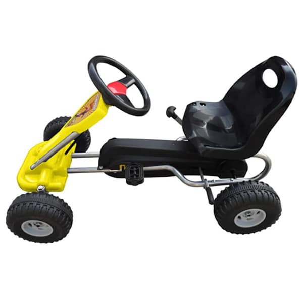 vidaXL Pedal Gokart Gul