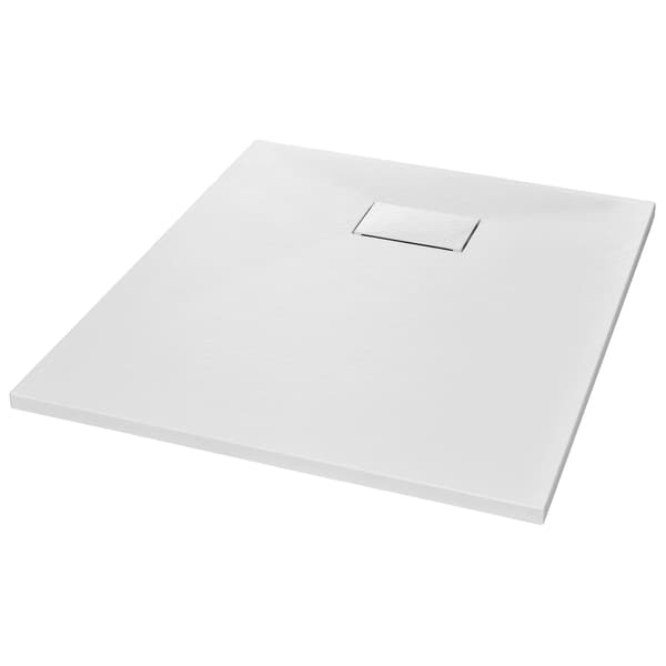 vidaXL Duschkar, SMC, Vit, 90 x 70 cm