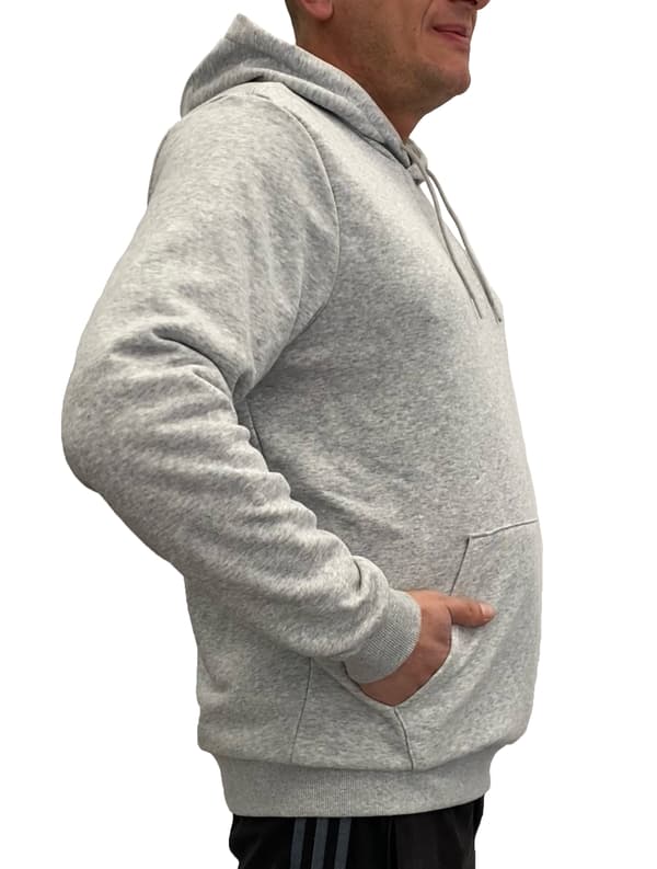 Puma Herre Ess Small Logo Hættetrøje Lysegrå [679631 04] rM