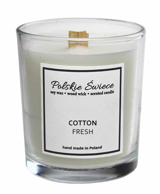 Sojalys med trævæge + COTTON FRESH