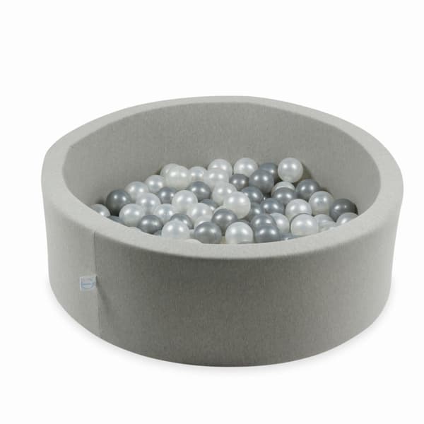Lelupallot ø7cm 150kpl helmiäinen, hopea