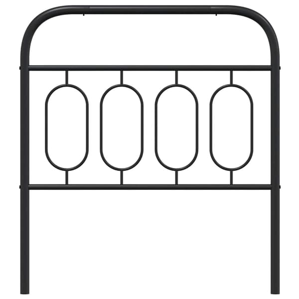 vidaXL metalsengegavl sort 90 cm